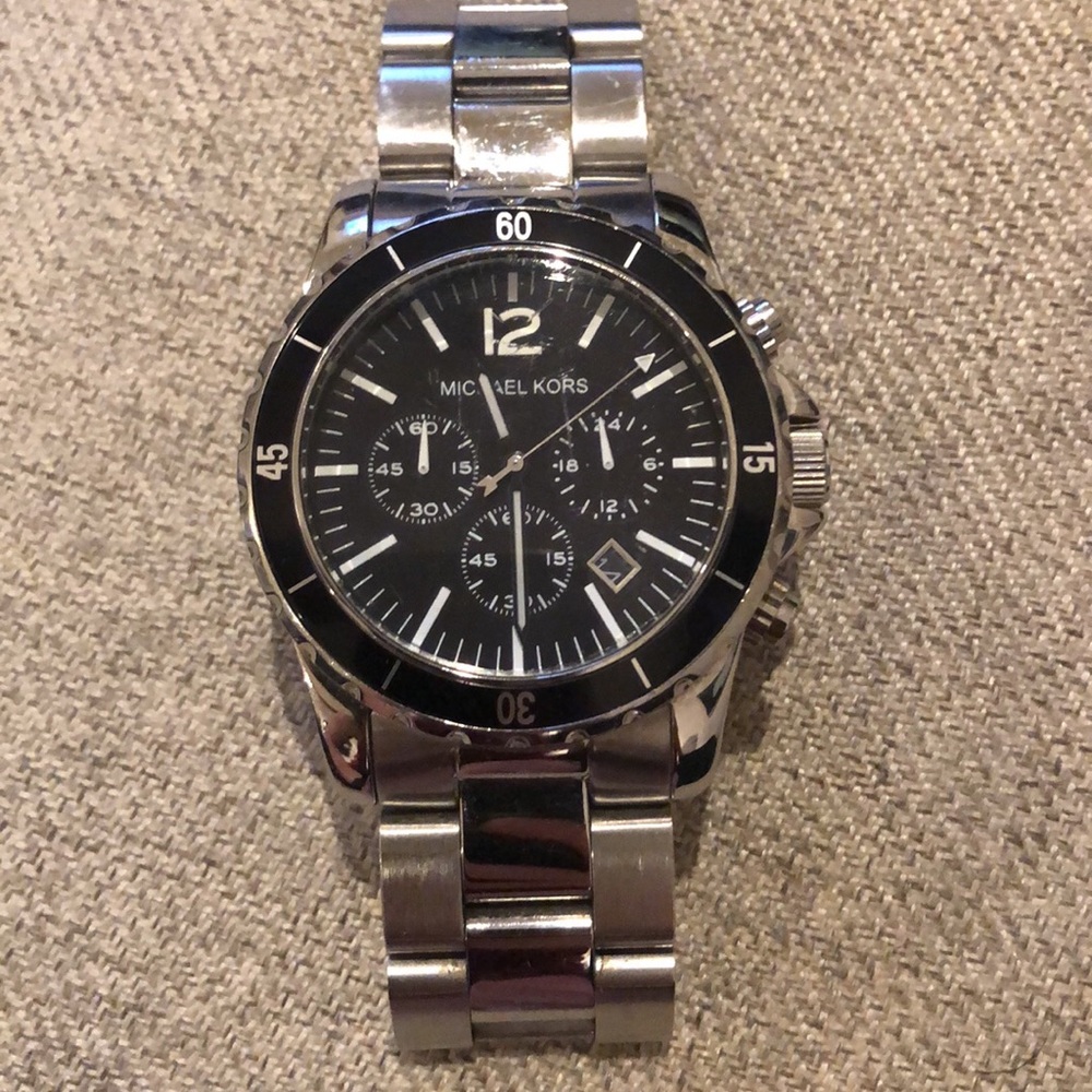 Michael Kors Silver Chronograph Watch